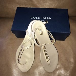 *** new*** never worn!!! Cole Haan Leather sandals